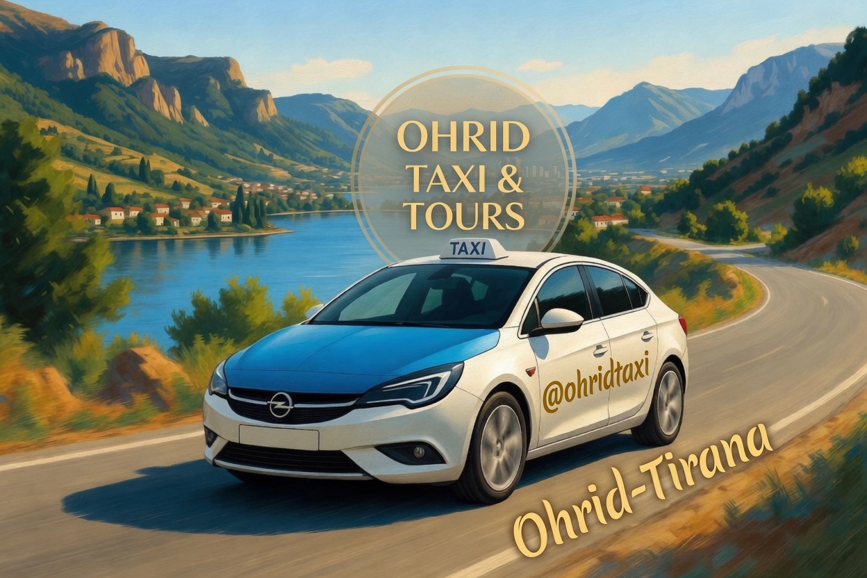 Ohrid Taxi to Tirana Airport Transfer Service